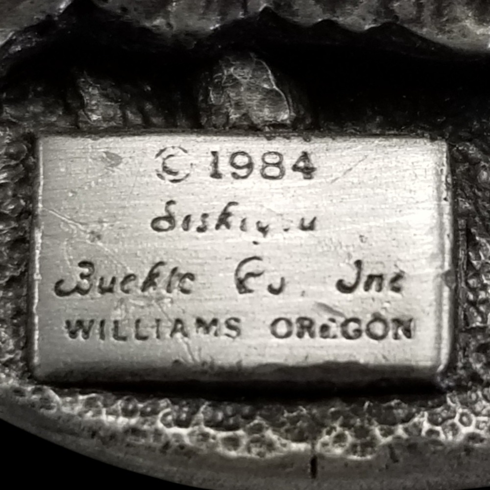 Smith Ditching Service Belt Buckle 1984 Siskiyou Greensburg Kansas - Picture 6 of 9